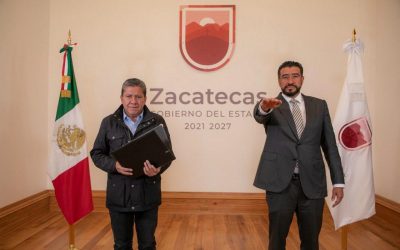 Gira instrucciones David Monreal para establecer la Junta de Gobierno del Issstezac y solucionar su problemática de fondo