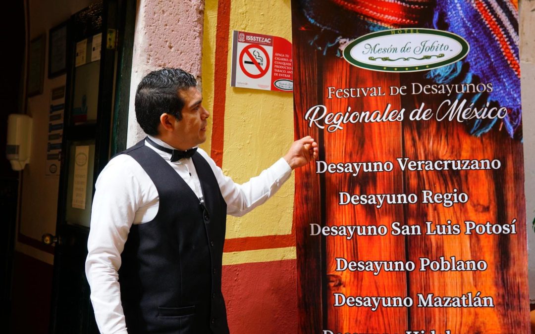 Se presenta el “Festival de desayunos regionales de México” en el restaurante del hotel Mesón de Jobito