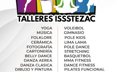 Presenta Centro Deportivo y Cultural Issstezac sus academias para este año 2025